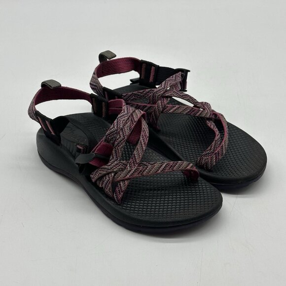 Chaco Sandals ZX/1 Ecotread Pink Braided Strappy Waterproof Sandals Kid's Size 3 - Picture 1 of 11